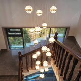 Nordic home decoration, stair chandelier, living room and dining room Pendant lights, ceiling light, indoor lighting