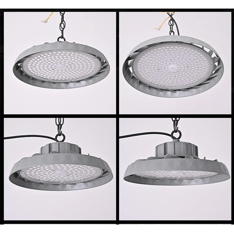 UFO LED High Bay Light (100W/150W) 220V - Super Bright 6000K IP66 Waterproof Commercial Industrial Lamp for Warehouse & Garage