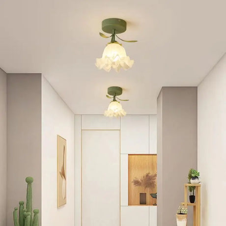 French Cream Flower Bedroom Bedside Wall Lamp Warm Rural Decorative Lights for Living Room Background Aisle Stairway Sconces