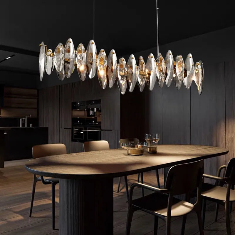 Ceiling Chandeliers 2026 New Modern Luxury Crystal Indoor Pendant Lamp for Living Dining Room Decor Hanging Light Lustre Fixture