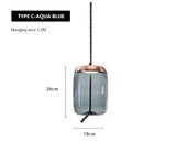 Modern Hemp Rope Glass Pendant Light Luminaire Rope Hanging Lamp Designer Cafe Bar Fixtures Drop Ship Knot Home Decor Chandelier