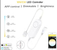 3.0 DC5V 12V 24V 5050 RGB/RGBW/RGBCCT/CCT Smart LED Strip Controller Tuya Led Dimmer Control For Alexa/SmartThings