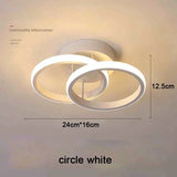 Household LED Chandelier Three Colors Lamp Modern Style Ceiling Lamp Bedroom Light Surface Installation 85-265V Dining Room Lamp