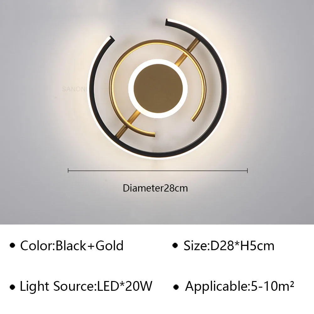 Modern LED Wall Lamp For Bedroom Bedside Living Dining Room Stair Wall Sconce Indoor RC Dimmable Home Decors Light Fixture Luster