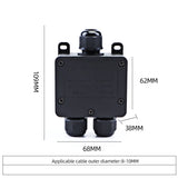 IP68 Waterproof Submersible Junction Box - Weatherproof Outdoor Cable Connector & Electrical Box for Underwater & Garden Use