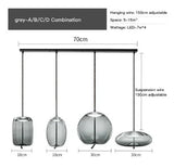 Modern Hemp Rope Glass Pendant Light Luminaire Rope Hanging Lamp Designer Cafe Bar Fixtures Drop Ship Knot Home Decor Chandelier