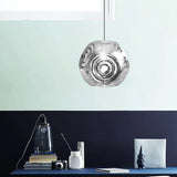 Minimalism Chandeliers Design Modern LED Luster Indoor Round Lighting Fixtures Art Caterpillar Gallery for Dinning Table