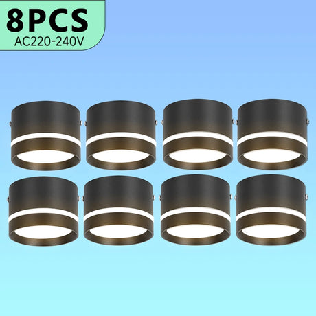 Surface Mounted Ceiling Downlight Lamp Spotlight 5/10/15w Cob Led Spot Lights Ceiling Fixtures Lighting For Bedroom Kitchen Home