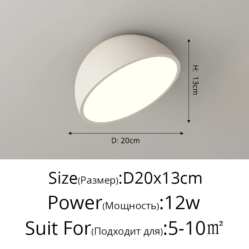 Nordic Entrance Lamp Modern Minimalist Corridor Entry Door Small Light Bay Window Light Attic Inclined Roof Aisle Ceiling Lights