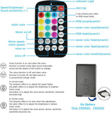 16W Twinkle Starlight Headliner Kit - RGBW Fiber Optic Star Ceiling Light for Car & Home - Bluetooth App, Remote & Music Control