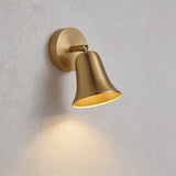 All-Copper Modern LED Wall Lamp with Frame & Door Number Display - Creative Brass Accent Sconce Light Fixture for Bedroom Bedside & Living Room