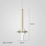 Post Modern Pendant Lamp Nordic Luxury Glass Pendant Light Loft Kitchen Hanging Lamps Bedroom Lamps Pendant Suspension Luminaire