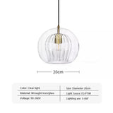 Modern Glass Pendant Light LED Hanging Lamp for Dining Room Living Room Coffee Shape Home Indoor Decors Lighting Fixtures