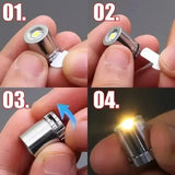 Miniature LED Bulb Replacement Set (1–50 Pcs) - Battery-Operated Mini Luminous Lights