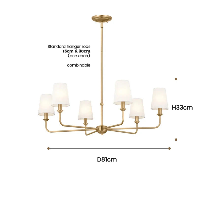 American Style LED Pendant Lamp Modern Minimalist Chandelier Kitchen Island Restaurant Bar Living Room Home Decor Factory Direct