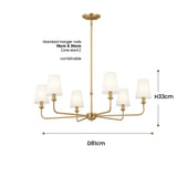 American Style LED Pendant Lamp Modern Minimalist Chandelier Kitchen Island Restaurant Bar Living Room Home Decor Factory Direct