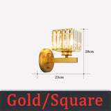  Modern Minimalist Bedroom Wall Lamp Bedside Lamp Italy Crystal Wall Lamp Bedside Lamp Fashion Minimalist Wall Lamp