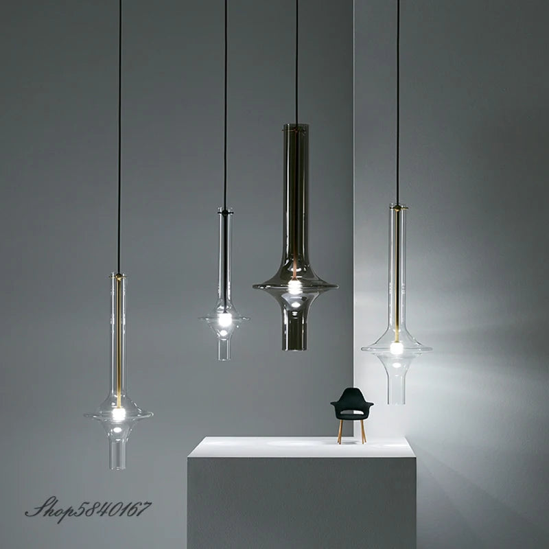 Post Modern Pendant Lamp Nordic Luxury Glass Pendant Light Loft Kitchen Hanging Lamps Bedroom Lamps Pendant Suspension Luminaire