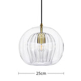 Nordic Modern Glass Pendant Lamp - Minimalist Kitchen Island Hanging Light