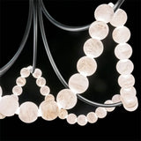 2026 New Black Branch Chandelier, Spanish Natural Marble Lustre, Dimmable Pendant Lamp for Villa, Stylish Light for Ceilings