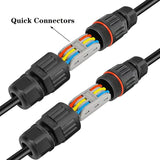 New 2/1PC IP68 Waterproof Joint Wire Quick Connection Connector 2/3 Pin Solder Less LED Lamp Wiring Outdoor Rainproof Terminal