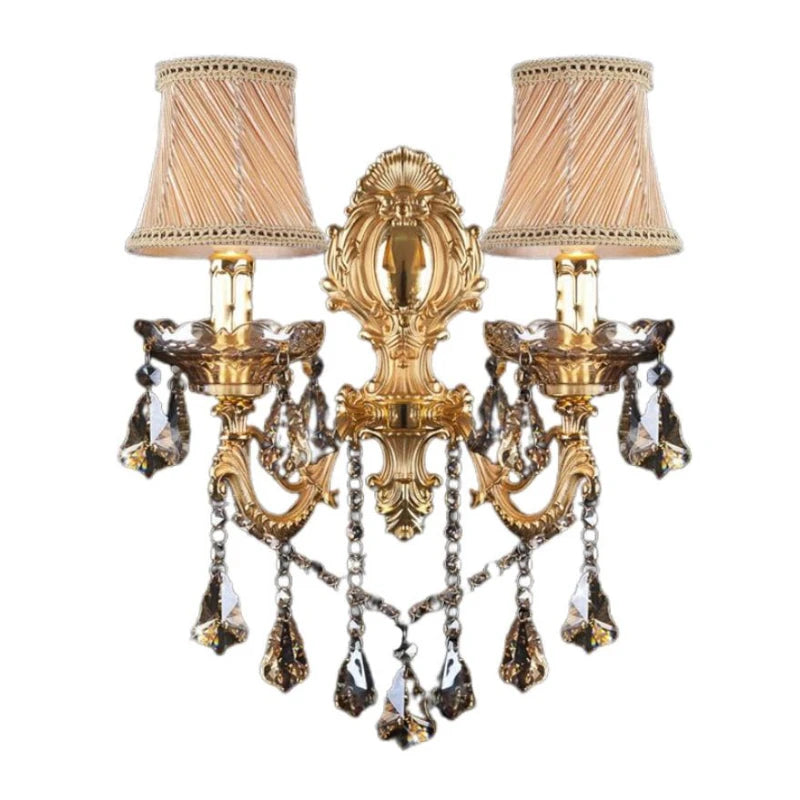 Fashion crystal wall lamp Sconce Light candle wall lamps stair lamp bedroom bedside lamp mirror light