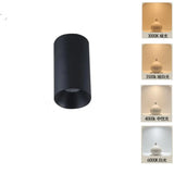 2025 New Surface Mounted Cylindrical LED Downlights Gold Reflector 24W 20W COB Led Ceiling Lamp Spot Lights AC85-260V Bulbs