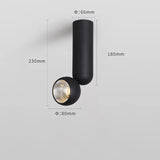 High CRI 90+ LED Surface Spotlight - 355° Rotatable Ceiling Spot Lamp