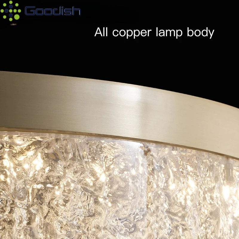 Modern Led Ceiling Lights Crystal Chandelier with Luxury Lamps for Living Dining Room Bedroom Hall Art Lighting Home Decoration