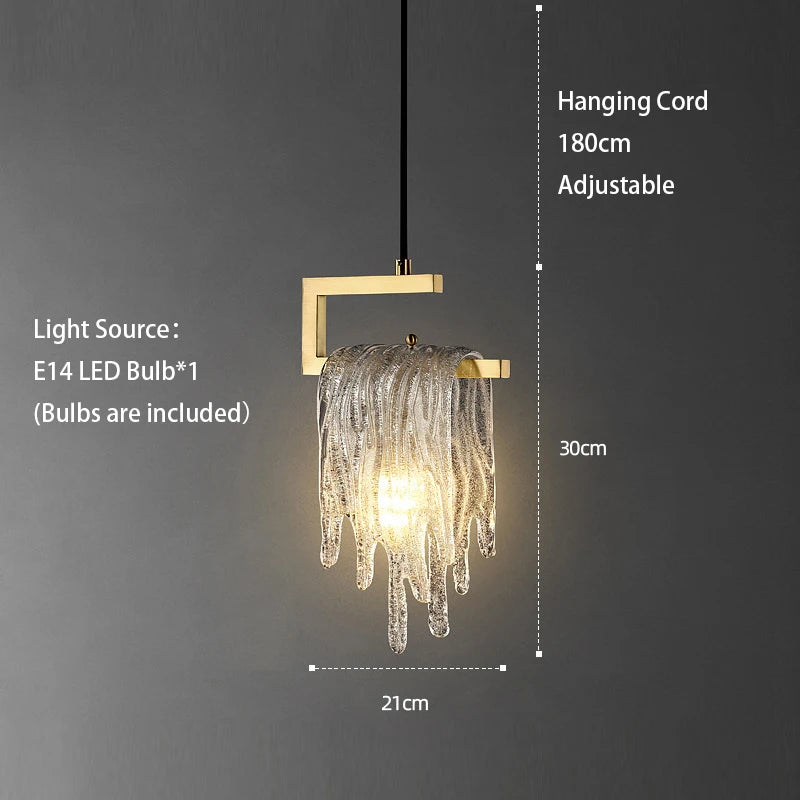 Modern Remote Control LED Ceiling Chandelier 2023 Luster's New Trend Crystal Hanging Light Bedroom Bedside Pendant Lamp Nightlight