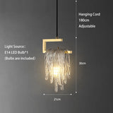 Modern Remote Control LED Ceiling Chandelier 2023 Luster's New Trend Crystal Hanging Light Bedroom Bedside Pendant Lamp Nightlight
