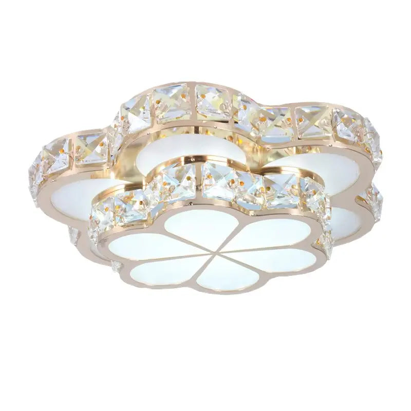 Fashion flowers LED Chandeliers led lamps new Pendant lamp Gold K9 crystal Chandelier High-power led lustre light Chandelier