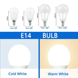 LED Bulb Lamps E27 E14 AC220V 110V 120V DC12V-85V 24 Light Bulb power 10pcs 20W 18W 15W 12W 9W 5W 3W Lampada Living Room Home LED