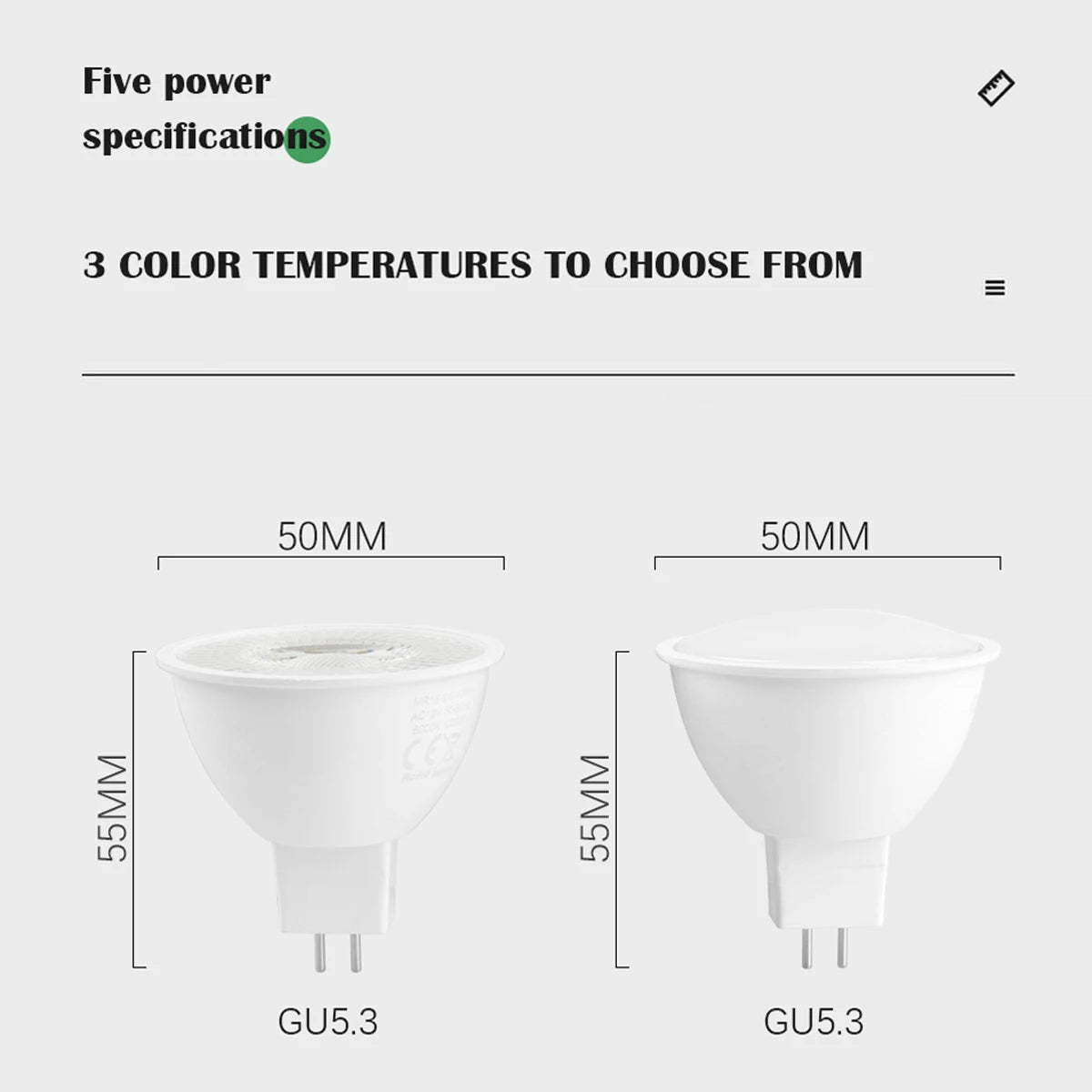 5PCS/LOT LED low voltage spotlight GU5.3 AC DC 12V high brightness warm white light MR16 3W-7W can replace 20W 50W halogen lamp