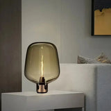 Nordic Creative Fashion Needle Tip Micro Cover Glass Desk Lamp Modern Living Room Study Bedroom Decoration Art Bedside Light