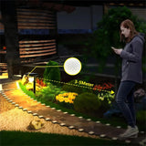 Solar Lights Outdoor Garden Wall Lamp - Waterproof Motion Sensor Pathway Landscape Light
