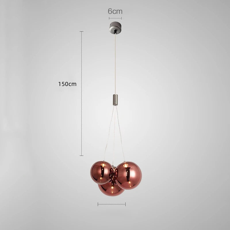 Italy Bubble Glass Ball Chandelier - Luxury Designer G9 Pendant Light