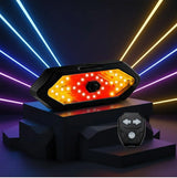 Wireless Turn Signal Bike Tail Light - Type-C Rechargeable Bicycle Warning Light