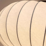 Japanese Wabi-Sabi Silk & Wood LED Pendant Chandelier - Retro Fabric Hanging Ceiling Lamp Fixture for Living Room, Restaurant & Mood Lighting Decor