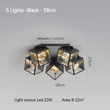 Modern 2025 New Gypsophila warm romantic master bedroom Led Ceiling Chandelier Dining Room Restaurant Bar Pendant Hanging Lamp