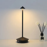 Arrow table lamp LED rechargeable table lamp portable all aluminum bedside lamp restaurant bar atmosphere night lamp