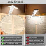 NV Reading Light, USB Rechargeable Book Light for Reading At Night in Bed,LED Clip on Portable Bookmark Light for Reading in Bed