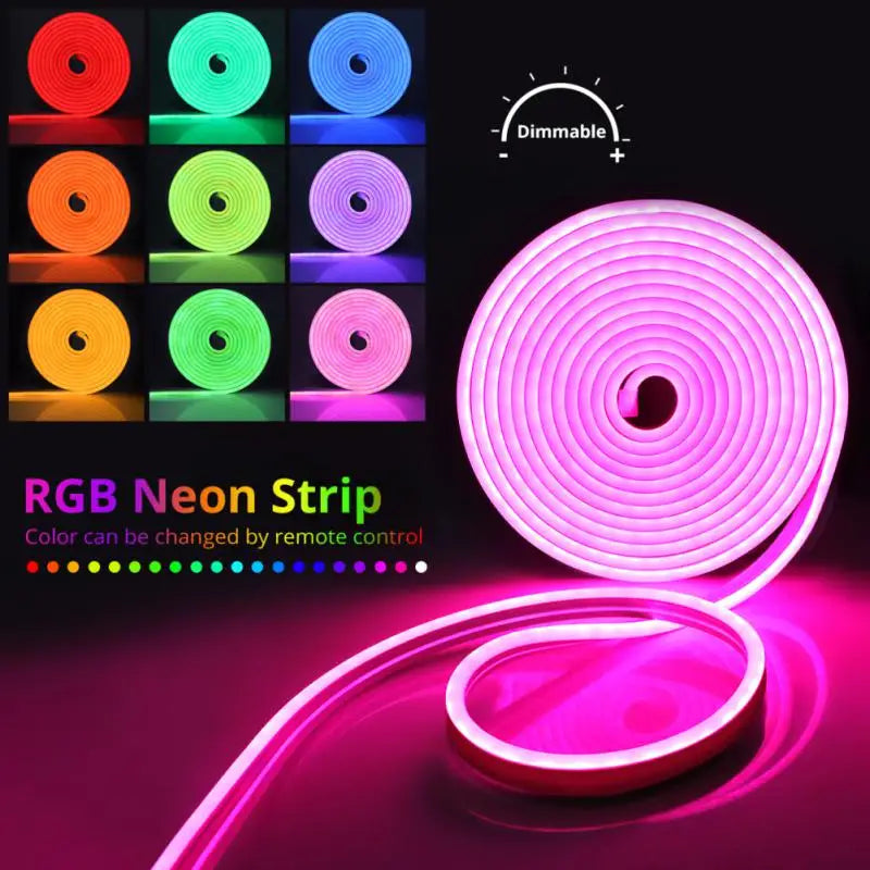 1/3PCS Homekit RGB LED Strip Neon Lights Smart Life WiFi Waterproof Neon Sign Outdoor Garden Decoration Work With