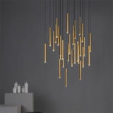LED Chandeliers For Living Room Stairs Modern Luxury Pendtant Light Villa Attic Ceiling Lamp Hotel Interior Lightin Hanging Lamp