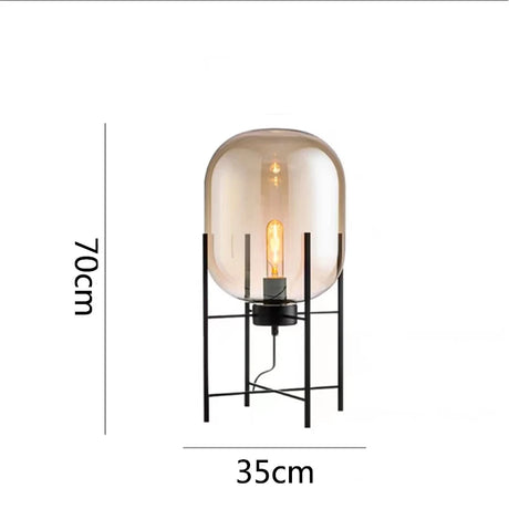 Modern home decors lighting Nordic floor light LED living room standing fixtures study bedroom glass table lamps