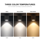 LED Ceiling Lamp 7W 12W Spotlight Aluminum COB Surface Mounted Spot Light AC85-265V Downlight for Kitchen Hallway Indoor Lightin
