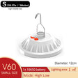 Solar Rechargeable Camping LED Lamp Bulb Remote Control  Charge Lantern Portable Emergency Night Market Light Outdoor Home