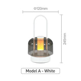 Modern Retro Nordic Desk Lamp Rechargeable Indoor Table Lamp Camping Lamp Night Light for Bedroom Campe Reading Home Decoration