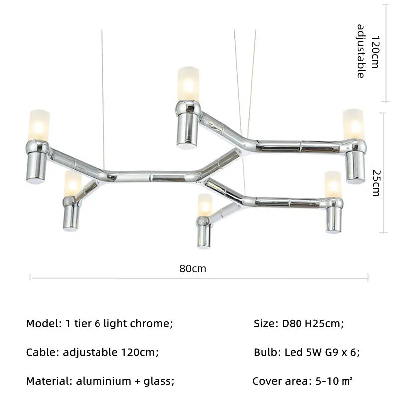 Modern Luxury Foyer G9 Led Chandelier Lustre Metal Pendant Chandelier Lighting Stairs Hanging Lamp Deco Led Indoor Light Fixture
