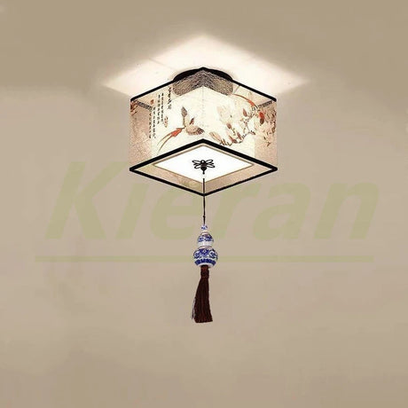 Modern Simple Lotus Bird LED Ceiling Lamp Living Room Bedroom Study Hotel KTV Bedside Ceiling Light Room Decoration Ceiling Lamp